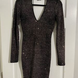 Women’s sparkle net dress